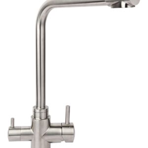 Premium L Style 3 Way Stainless Steel Mixer Tap XL