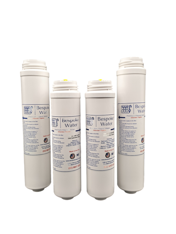 Bespoke Water Ultra Pure Reverse osmosis = Ion Exchange (Di Resin Cartridges)