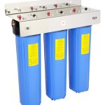 Whole House Water Filter Triple Stage Stainless Steel Bracket WaterMark Certified
