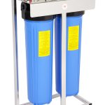 Twin-Whole-House Water-Filter S/S Cover 20" x 4.5" + Aragon-Plus