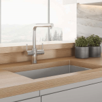 Insinkerator Multitap 3N1 L Shape Chrome In Kitchen