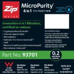 Zip 93701 MicroPurity 0.2 micron Water filter for Residential 1 size