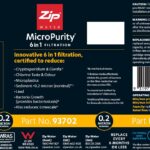 Zip-93702 MicroPurity 0.2-micron Filter Size-1.5 Performance Label