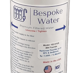 Fluoride-Removal Replacement Cartridge 10" x 2.5" Kit