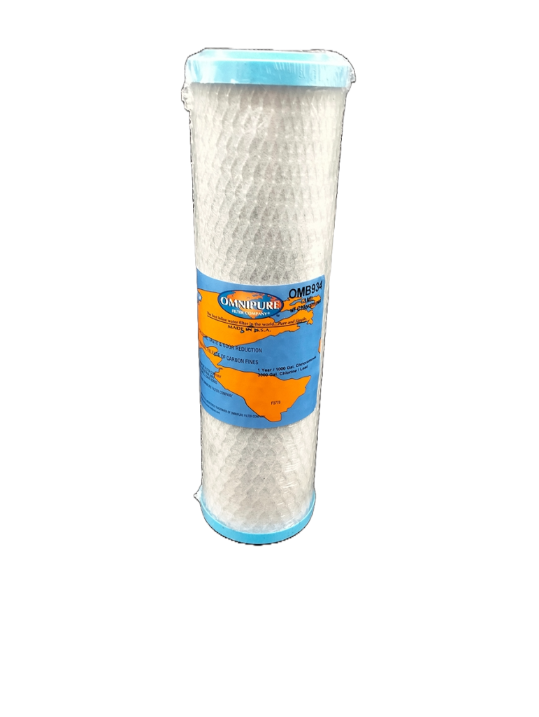 Omnipure CarbonFilter 10" 1Micron Lead + Chloramines Removal Kit