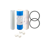 Reverse-Osmosis Replacement-Cartridge Triple-Pack 10-inch x 2_5inch Kit BW Kinetic Carbon_ 1x4inch JG Elbow Threaded Fittings