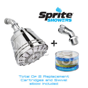 Sprite Shower Pure-Filter Head + SLC + Swivel-Elbow