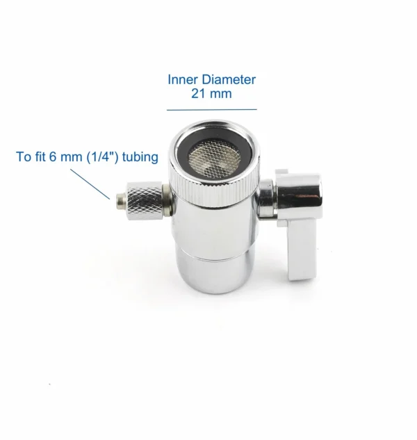 Benchtop Water Filter Diverter Valve 1/4inch Brass