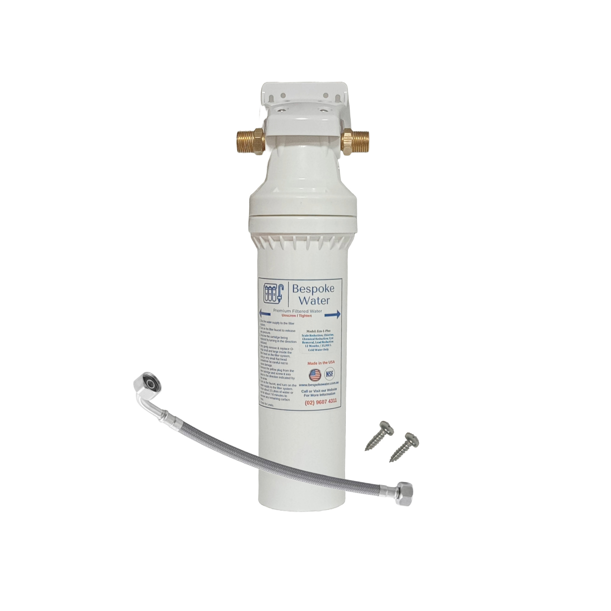 ECO1 Plus Inline Undersink + Water Filter System
