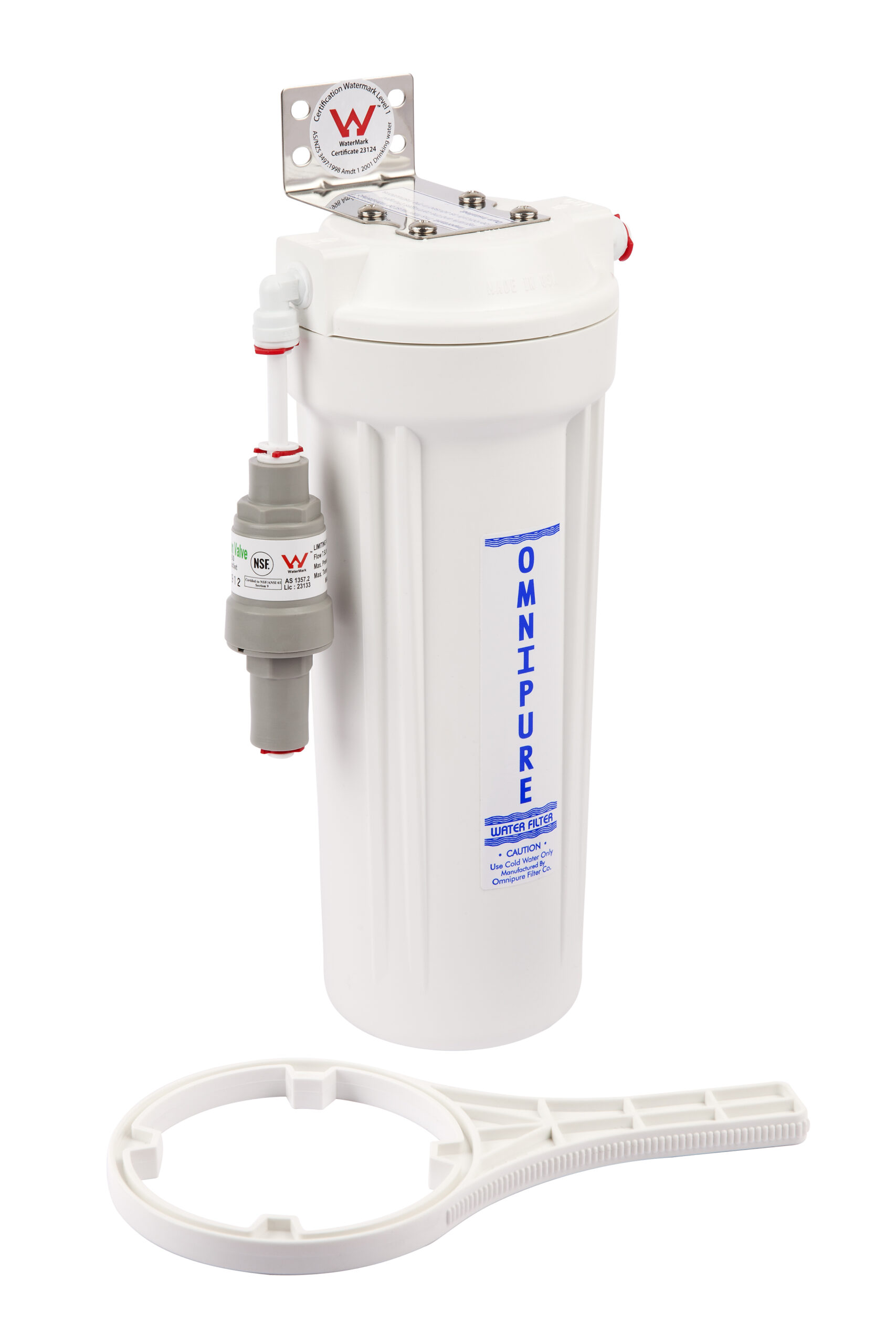 Ceramic CTO MAX Single Undersink Filter With Fluoride & Virus Removal System