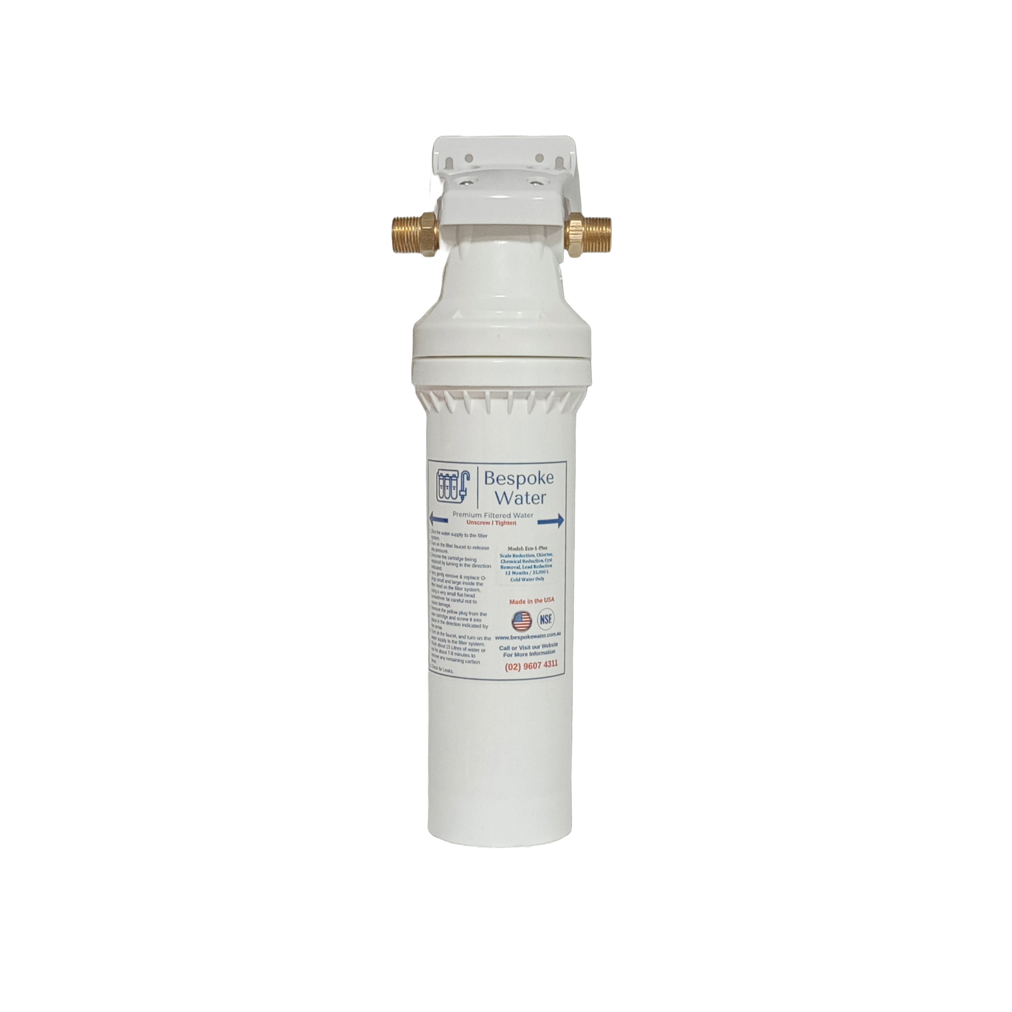 ECO1Plus Inline Undersink Replacement Water Filter Cartridge